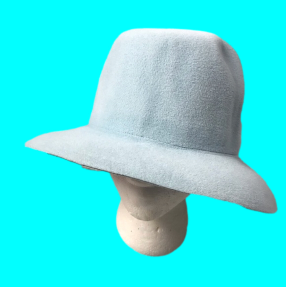 ALBERTUS SWANEPOEL wool felt blue hat